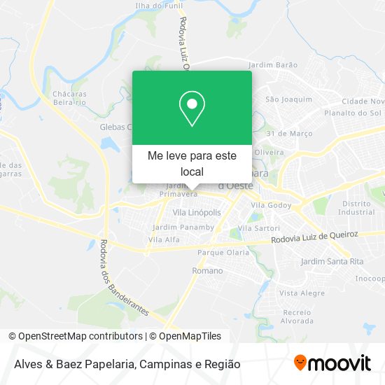 Alves & Baez Papelaria mapa