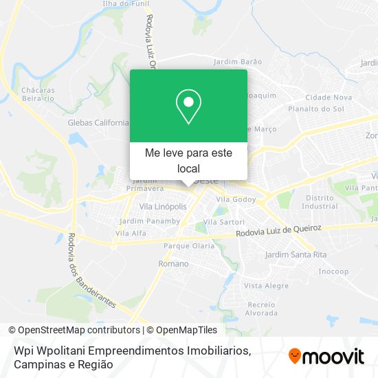 Wpi Wpolitani Empreendimentos Imobiliarios mapa