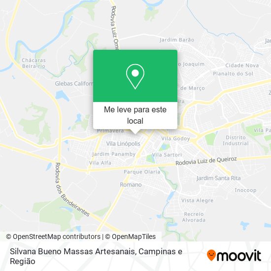Silvana Bueno Massas Artesanais mapa