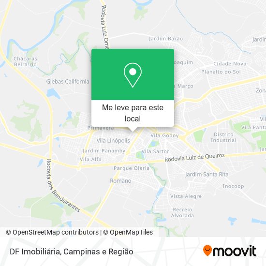 DF Imobiliária mapa