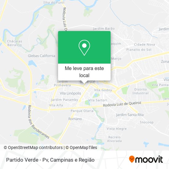 Partido Verde - Pv mapa