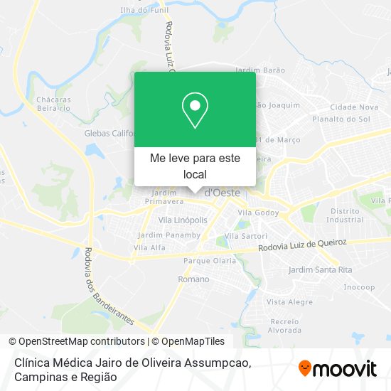 Clínica Médica Jairo de Oliveira Assumpcao mapa