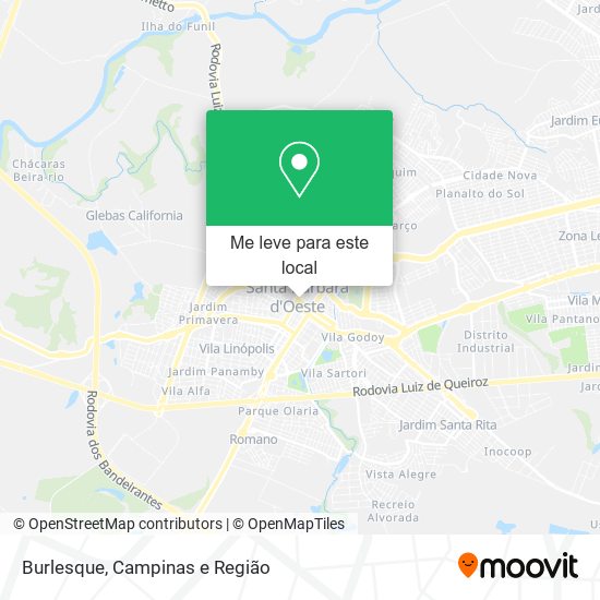 Burlesque mapa