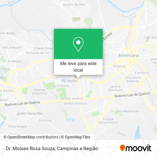 Dr. Moíses Rosa Souza mapa