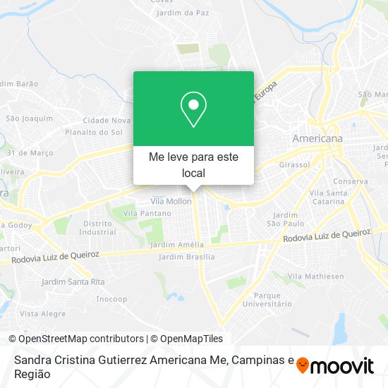 Sandra Cristina Gutierrez Americana Me mapa