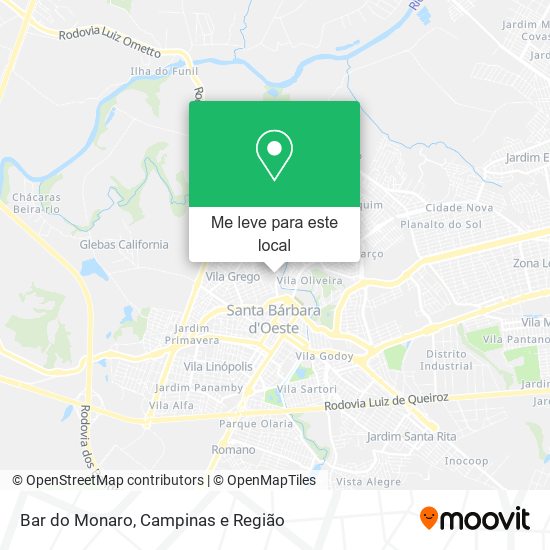 Bar do Monaro mapa