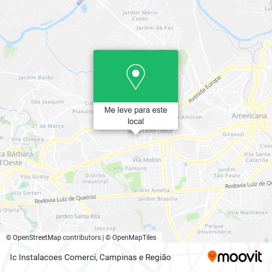 Ic Instalacoes Comerci mapa