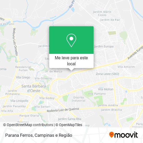 Parana Ferros mapa