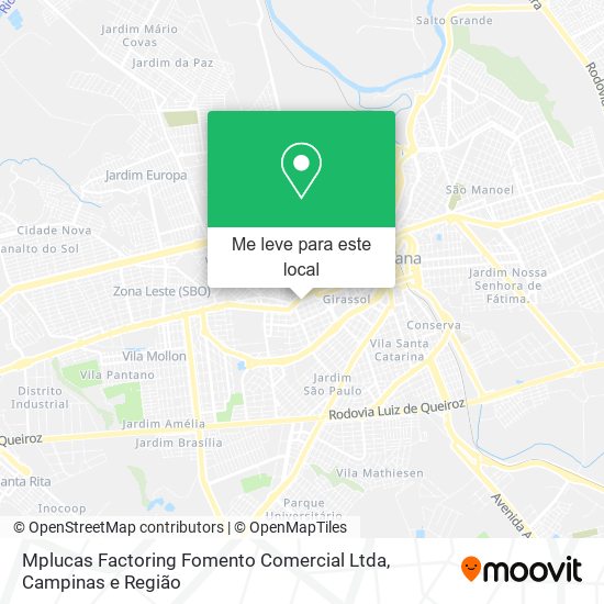 Mplucas Factoring Fomento Comercial Ltda mapa