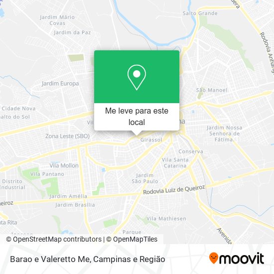 Barao e Valeretto Me mapa