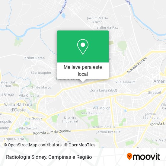 Radiologia Sidney mapa