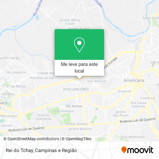 Rei do Tchay mapa