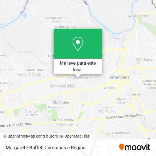 Margarete Buffet mapa