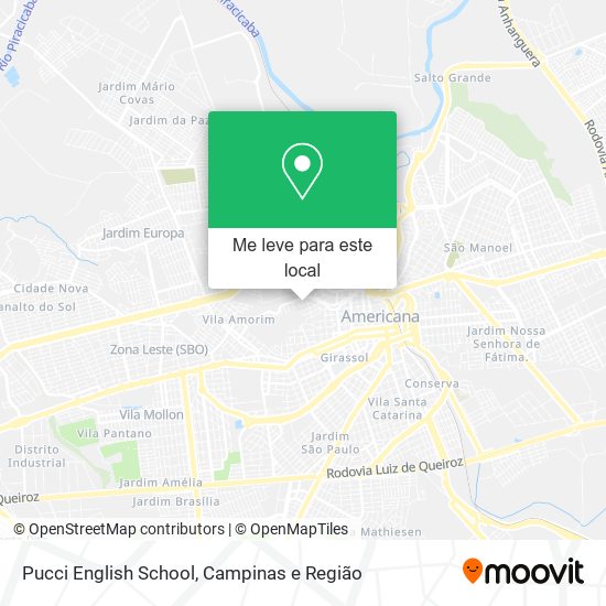 Pucci English School mapa