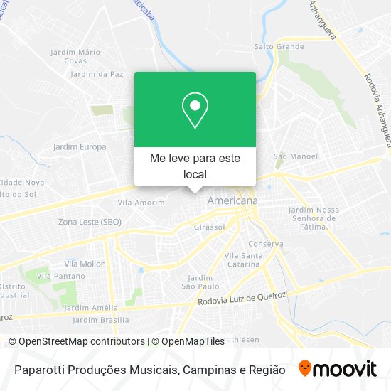 Paparotti Produções Musicais mapa