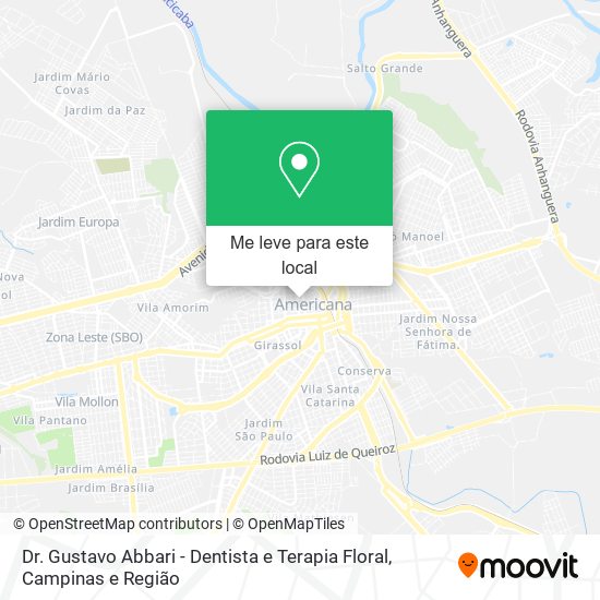 Dr. Gustavo Abbari - Dentista e Terapia Floral mapa