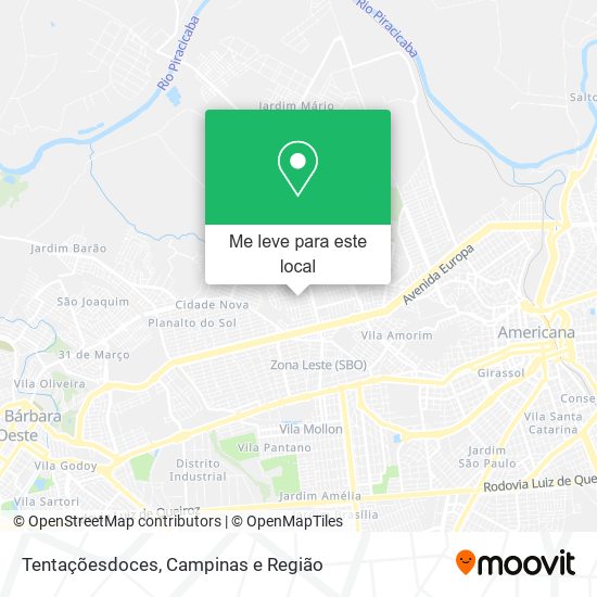 Tentaçõesdoces mapa