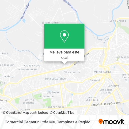 Comercial Cegantin Ltda Me mapa