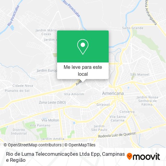 Rio de Luma Telecomunicações Ltda Epp mapa