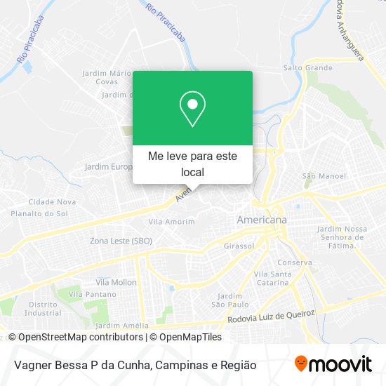 Vagner Bessa P da Cunha mapa