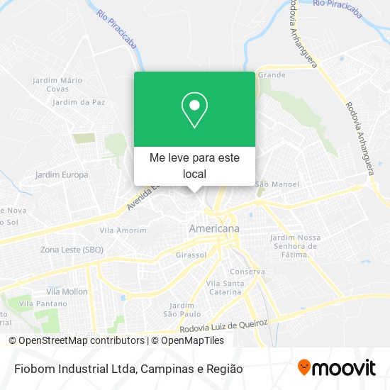 Fiobom Industrial Ltda mapa