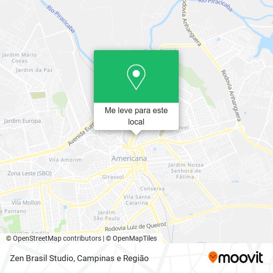 Zen Brasil Studio mapa