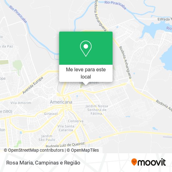 Rosa Maria mapa
