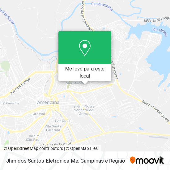 Jhm dos Santos-Eletronica-Me mapa