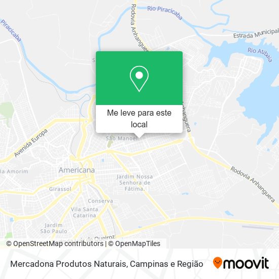 Mercadona Produtos Naturais mapa