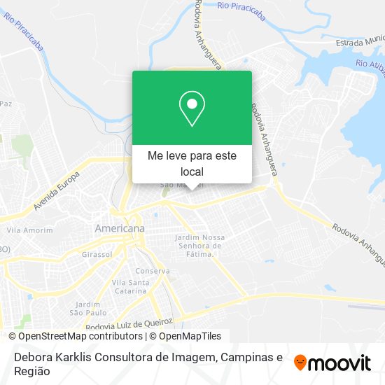 Debora Karklis Consultora de Imagem mapa