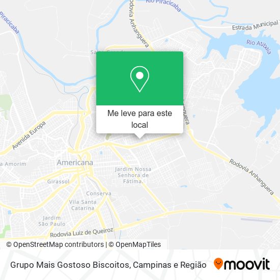 Grupo Mais Gostoso Biscoitos mapa