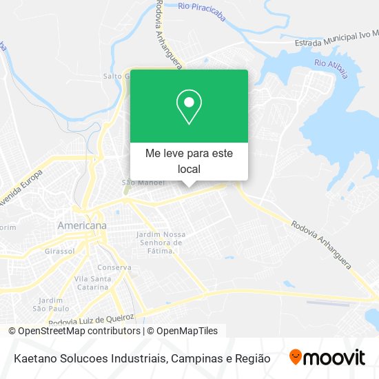 Kaetano Solucoes Industriais mapa