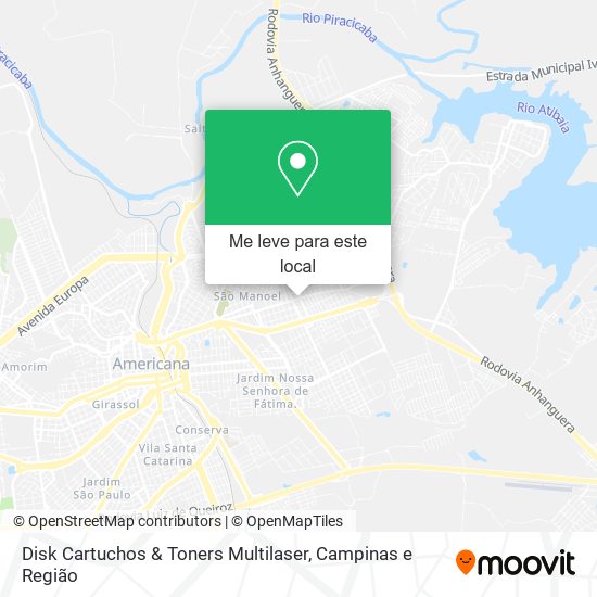 Disk Cartuchos & Toners Multilaser mapa