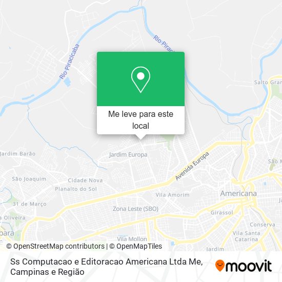 Ss Computacao e Editoracao Americana Ltda Me mapa