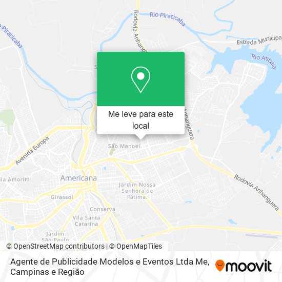 Agente de Publicidade Modelos e Eventos Ltda Me mapa