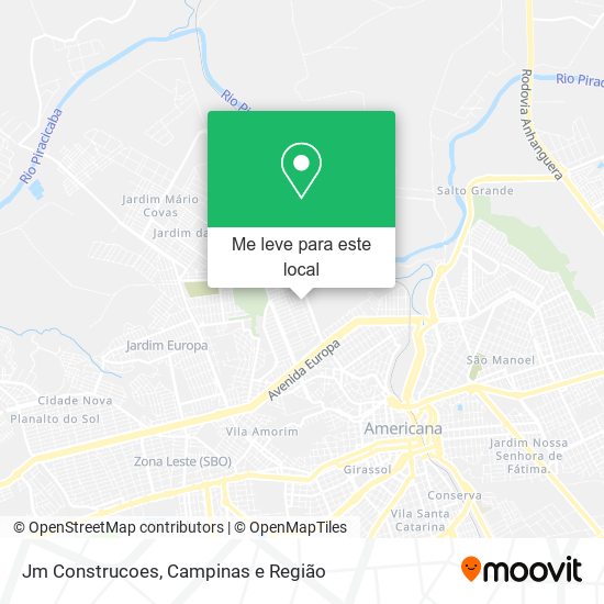 Jm Construcoes mapa