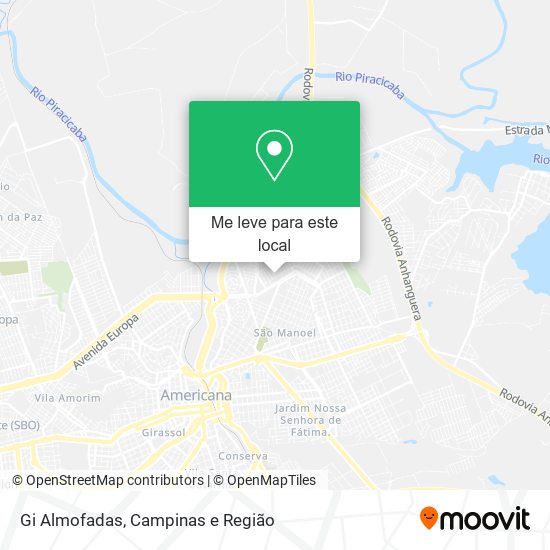 Gi Almofadas mapa