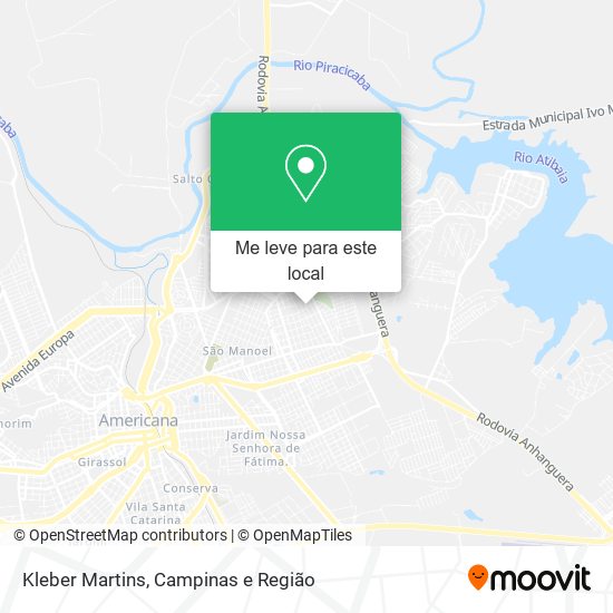 Kleber Martins mapa