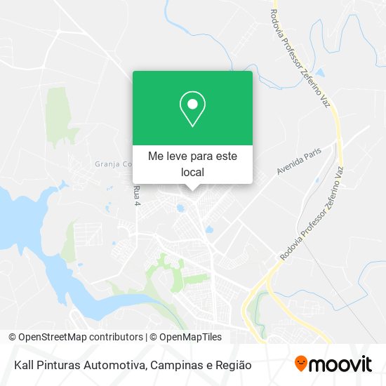 Kall Pinturas Automotiva mapa