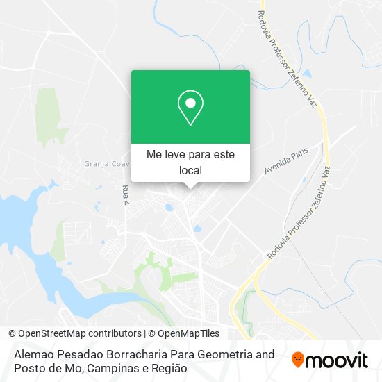 Alemao Pesadao Borracharia Para Geometria and Posto de Mo mapa