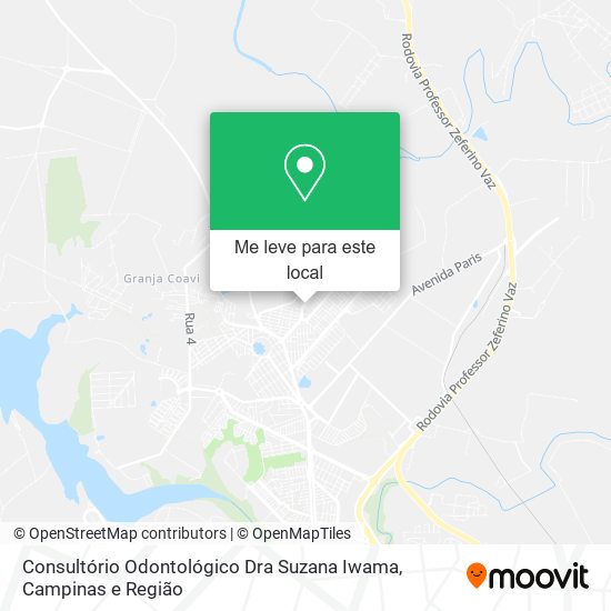 Consultório Odontológico Dra Suzana Iwama mapa