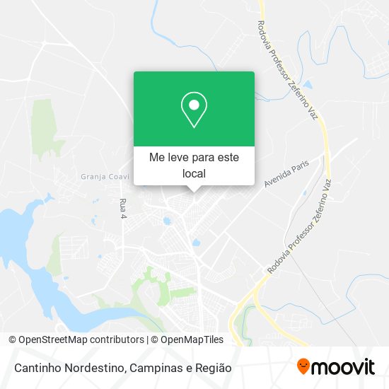 Cantinho Nordestino mapa