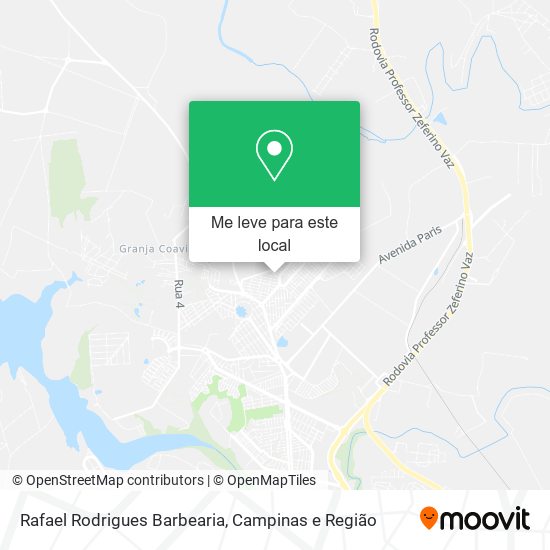 Rafael Rodrigues Barbearia mapa