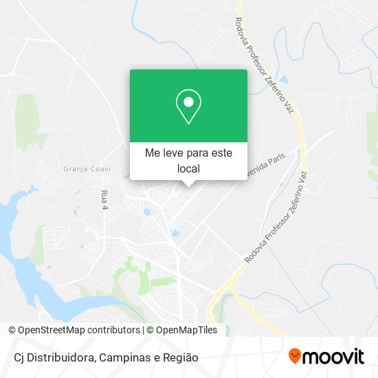 Cj Distribuidora mapa