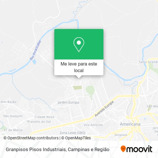 Granpisos Pisos Industriais mapa