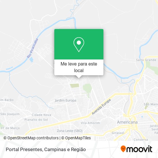 Portal Presentes mapa