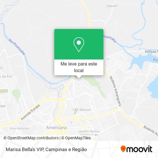 Marisa Bella's VIP mapa