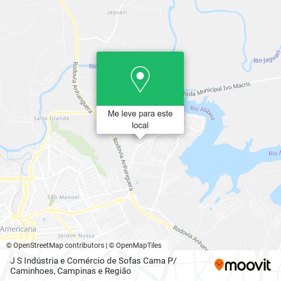 J S Indústria e Comércio de Sofas Cama P/ Caminhoes mapa