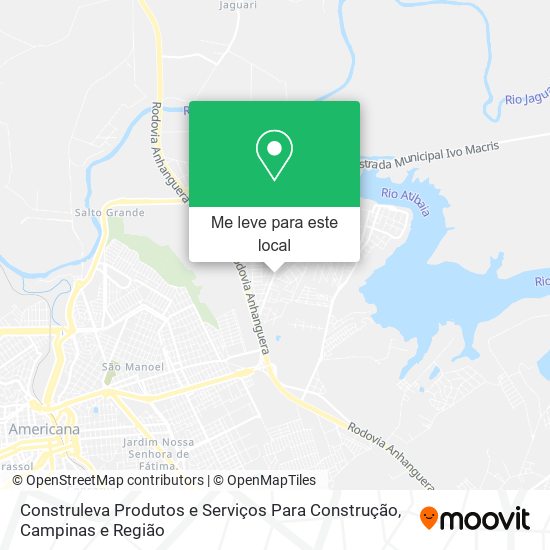 Construleva Produtos e Serviços Para Construção mapa