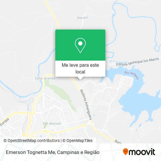 Emerson Tognetta Me mapa